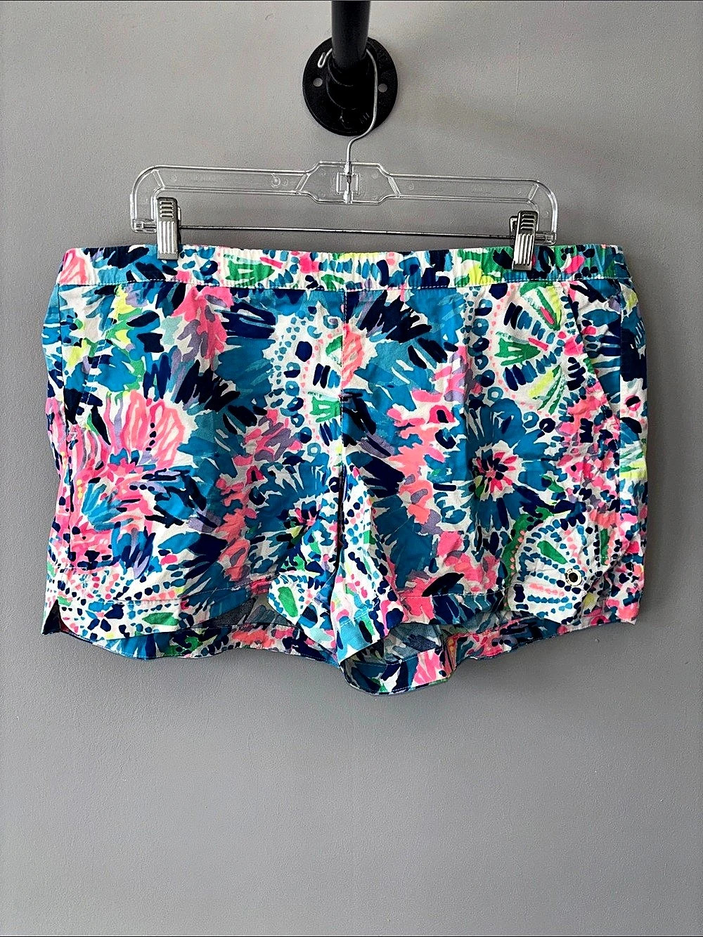 Lilly Pulitzer Ocean View Pull On Shorts Womens XL